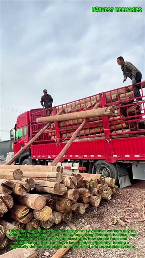 The Art of Manual Log Loading : No Machines Needed Old Wood Loading Tricks That Still Work Today