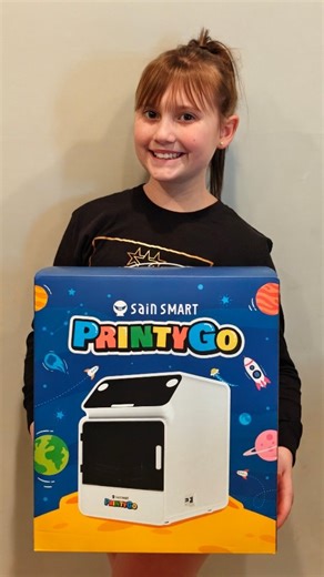 Nicole & Lacey on Instagram: "From unboxing to our first print with the SainSmart PrintyGo ✨ This 3D printer is ready to use right out of the box and perfect for creative kids. ✔️ 600mm/s printing speed ✔️ 5” interactive touch screen ✔️ Fully enclosed with child lock ✔️ USB, WiFi & OTA updates Our first project? A whistle — and it was a success Thank you!@sainsmart #SainSmart #KidsSTEM #creativeplay #gifted"