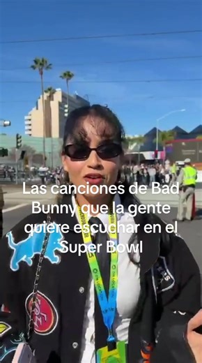 ¡Llegó el día! Hoy #BadBunny hace historia en el #SuperBowl representando a #Latinoamerica. Le preguntamos a los asistentes qué #canciones sí o sí deben sonar. #SuperBowlLX