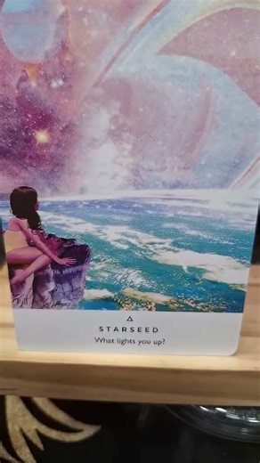 Card 1 Starseed Work Your Light Oracle.. 20 Days of Positive Mindset Thinking