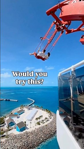 Cruise ships have this now? | MSC World America swing experience
