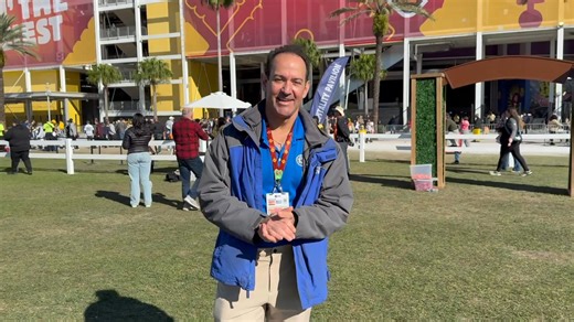 13 Action News Anchor Tony Geftos traveled down to Orlando for Michigan's big matchup with Texas! | 13abc