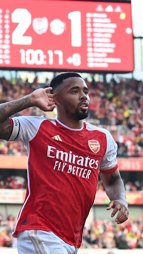 Incredible angle of Gabriel Jesus goal shows the limbs inside the Emirates #dailystar #football #arsenal #manchesterunited #gabrieljesus #soccer | Daily Star