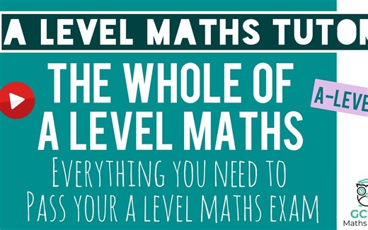 A-Level数学考试知识点合集（GCSE官方教程）【中英文双语字幕】