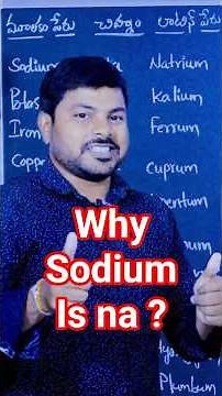 Why Sodium is Na? Chemical Elements Names & Symbols #chemistry #periodictable #elements