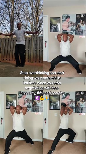 Bruce Leeroy polishing up his training regimen for the good of Humanity ☯️💪🙏#trainingregimen