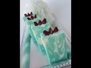 Making and Cutting "Little Tiffany Dress" Hot Process Soap