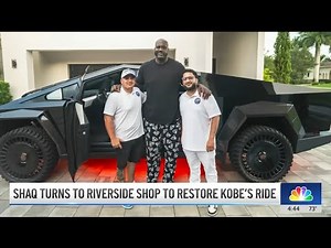 Shaq turns Riverside shop to restore Kobe's ride