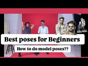 Male model poses for beginners/ How to pose for male model shoots