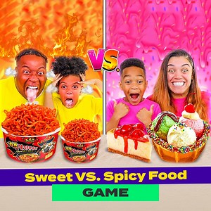 Family Food Fun *Sweet VS. Spicy🌶️ | The Prince Family