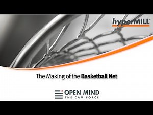 Making a Metal Basketball Net Using a 5-Axis CNC Mill