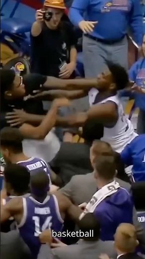 ⚠️Wildest Fight in College Basketball History 🔥🏀