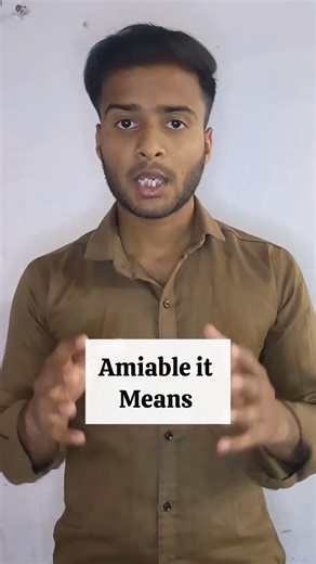 What is the meaning of "Amiable" learn english with celebrity #katrinakaif #english #celebrity