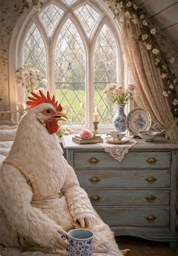 “Spring arrives first in the heart, long before the blossoms dare to open.” Emily Loveday lives a quiet and contented life in her small cottage along Saffell Row, a narrow lane in Thimblewick Hollow where ivy curls around old stone walls and the gardens wake early each spring. Each morning she rises gently from her bed and stands at the window, watching the garden with hopeful patience. She waits for the signs she loves most — the first blossom trembling on the apple tree, the scent of wet earth