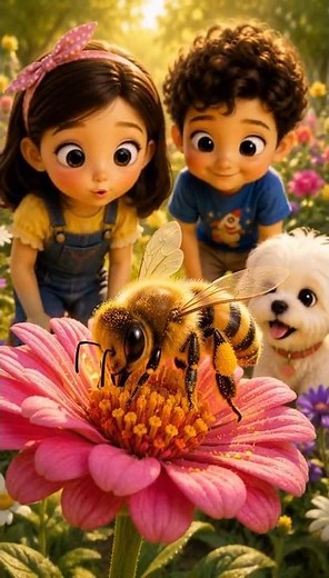 Why Bees Are Important 🐝 | Fun Science Adventure for Kids | Raimi Zozo Tales #educationalcartoon