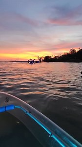 This sunset clear kayak tour in Naples, FL are what dreams are made of 🌅💭 • #getupandgonaples #clearkayaking #sunsetlovers #ecotour #wigginspass #naplesfl #kayakadventure | Get Up And Go Kayaking