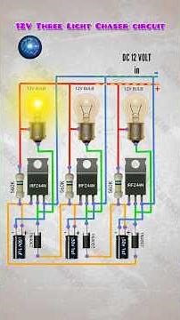 Three Light Chaser circuit