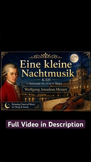 Mozart – Eine kleine Nachtmusik 🎻 | Famous Classical Music #classicalmusic #mozart #shorts