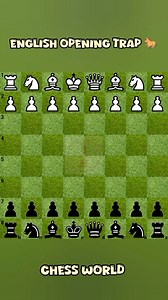 9.4K views · 46 reactions | English opening trap  #chess | Chess World | Facebook