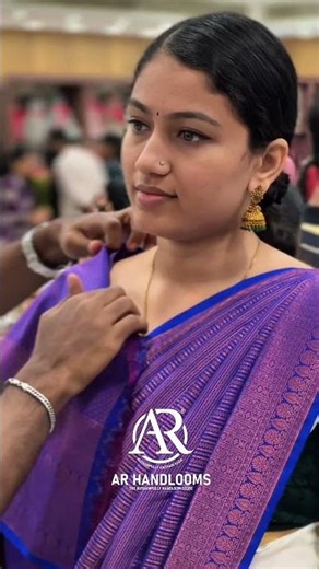 Blue Wedding Saree Draping 💙