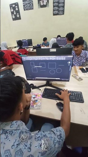 Belajar AUTOCAD pemula #shorts #shortvideo #autocad #belajar #gambar