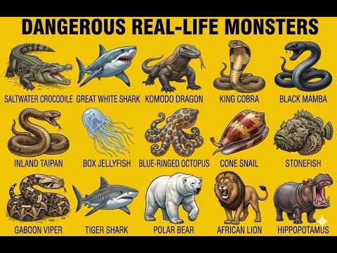 Dangerous Real-Life Monsters You Should Never Mess With