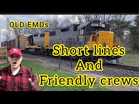 Short line railroads and friendly crews. CN south bend subdivision