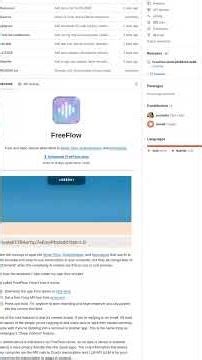 🚀 Новый уровень разработки с Freeflow! Альтернатива Wispr Flow! #opensource #github