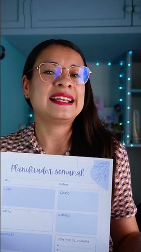 ⭐Planificador semanal ° Descárgalo gratis