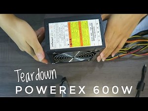 Powerex 600W (no 80+ rating) Korean Powersupply/PSU