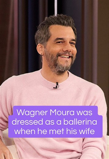 Wagner Moura Dressed as a Ballerina at Carnival