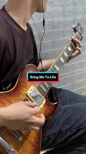 Bring me to life - evanescence (guitar cover) #bringmetolife #evanescence #guitarcover #guitartok #fyp #fypシ