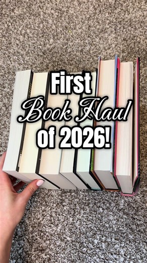 My first book haul of 2026!! I know my TBR is really long, but some of these books *may* be familiar if you’ve seen some of my other videos. I’m so so happy I found all of these and I know my husband is stoked for his new books as well :) #booktok #bookish #reading #books #bookhaul