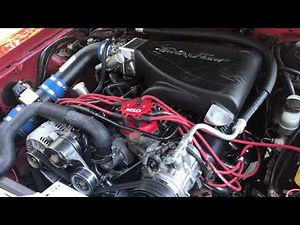 1993 Flowtech Induction cammed Fox Body Mustang walk around. Flowmaster Super 44