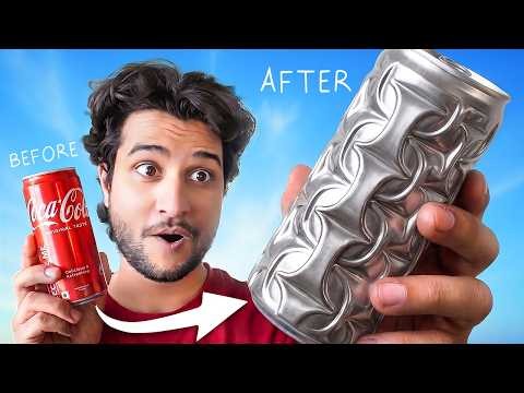 I Learned Metal ORIGAMI on Cans😍