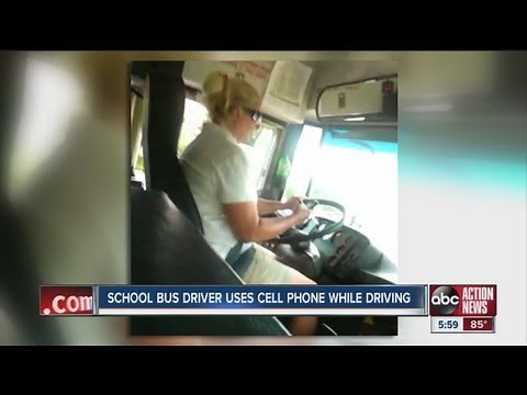 Bus driver fired for texting on job