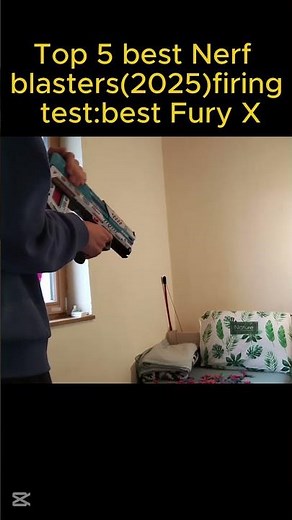 Top 5 best Nerf blasters(2025)firing test:best Fury X #nerf #nerftoys #toyguns