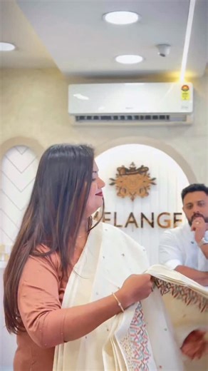 Some behind-the-scenes moments with Manisha @Melange 🎥💛 Real smiles, real style — capturing the vibe that makes every Melange frame special ✨ #BibinJohn #MelangeJourney #Manisha_Melange #MelangeDesigningStudio #TeamMelange #BehindTheScenes #BibinMelange #MelangeMagic #LuxuryPret #BibinJohnStore | Bibin John Melange