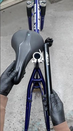 The correct way to mount a saddle and seatpost