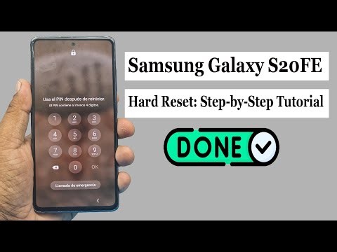 Samsung Galaxy S20FE Hard Reset: Step-by-Step Tutorial