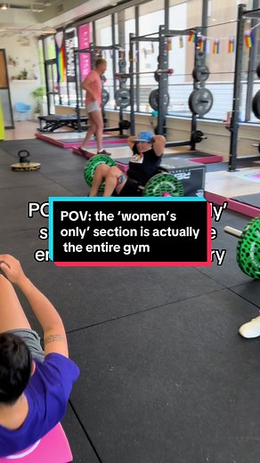 you read that right! a gym for femmes thems. the math is mathing. we just need to add you! DM me 🌈 to try your first class for free. #queer #denver #fitnesstipsforwomen #sapphic #bodyinclusive #gymtok #gymmotivation