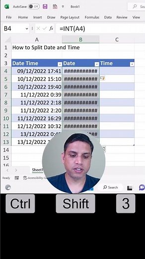 How to Split Date and Time