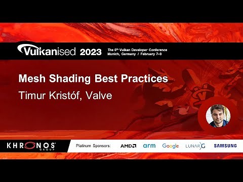 Vulkanised 2023: Mesh shading best practices