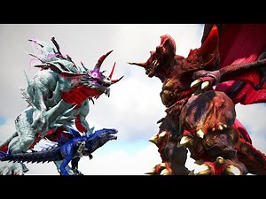 DESTROYAH vs. KAITAN PRIME/DODOREX/SCARLET KING and Various Bosses | ARK Kaiju Battle XL 🦎