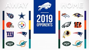 Bills 2019 opponents are set