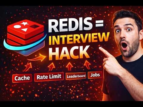 Redis Explained for Interviews (Real Use Cases You MUST Know)