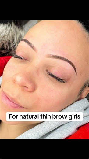 SNATCHED Brows for Natural Thin Brow Styles