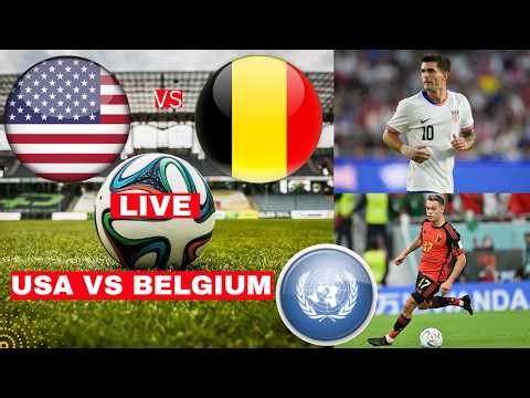 USA vs Belgium 2-5 Live Stream International Friendly Football Match Score Highlights America Soccer