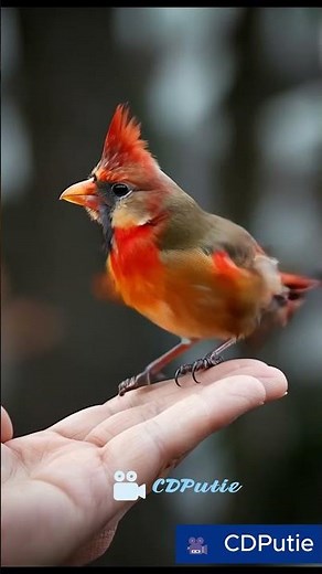 Northern Cardinal: Beautiful and Cute Voice of Nature’s Songbird #birds #birdsounds