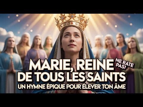 Marie, Reine de Tous les Saints 🕊️✨ Un Hymne Épique pour Élever Ton Âme 🙏🎶 Ne Rate Pas!